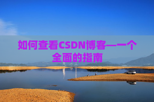 如何查看CSDN博客—一个全面的指南